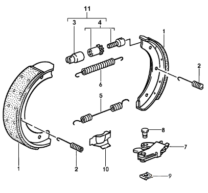 kit frein arrière Porsche